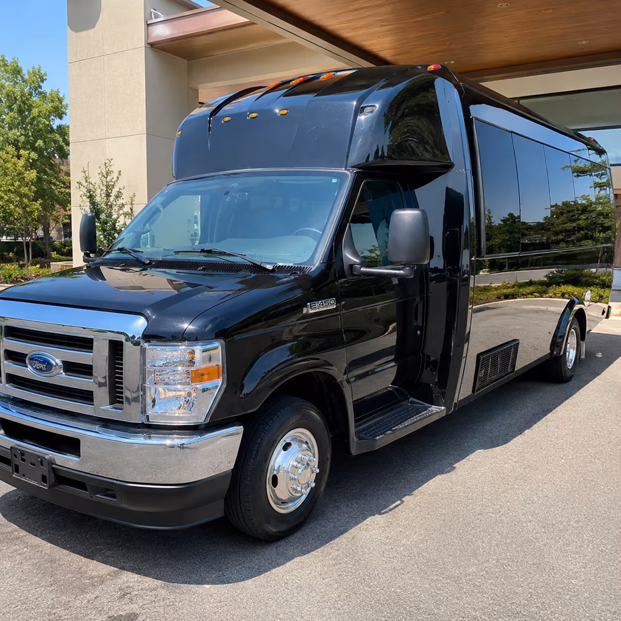 convention buses for orange county events at the brea convention center area