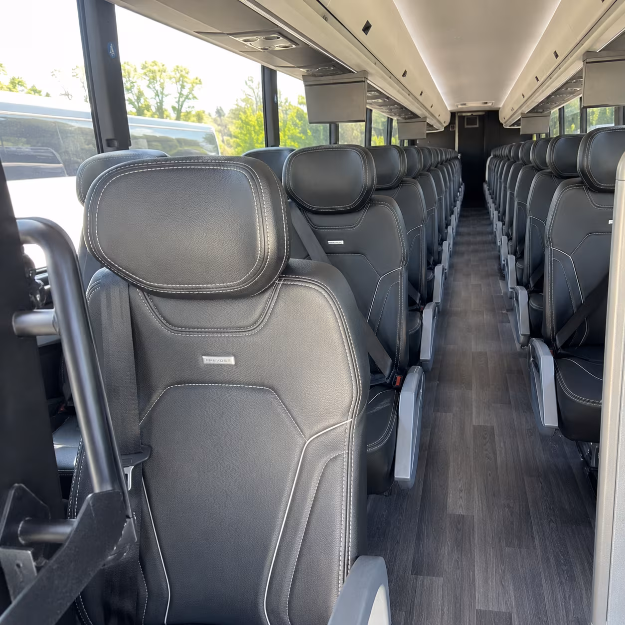 fullerton 47 passenger charter bus interior