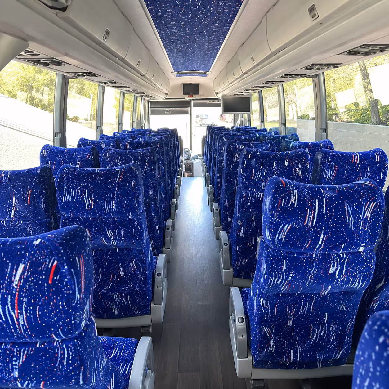 fullerton 50 passenger charter bus interior