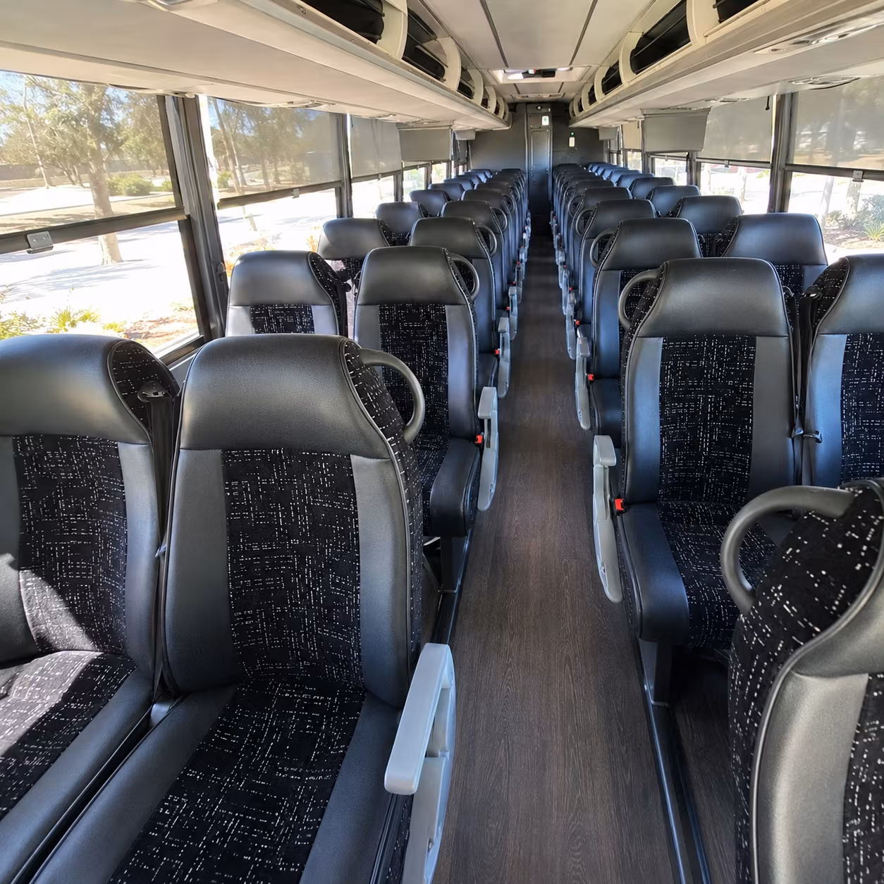 fullerton charter bus interior