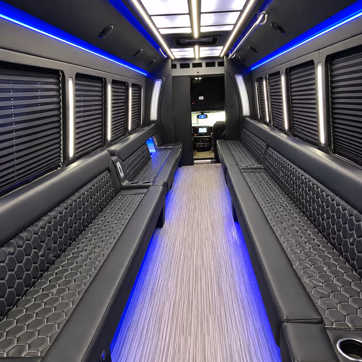 fullerton party bus interior