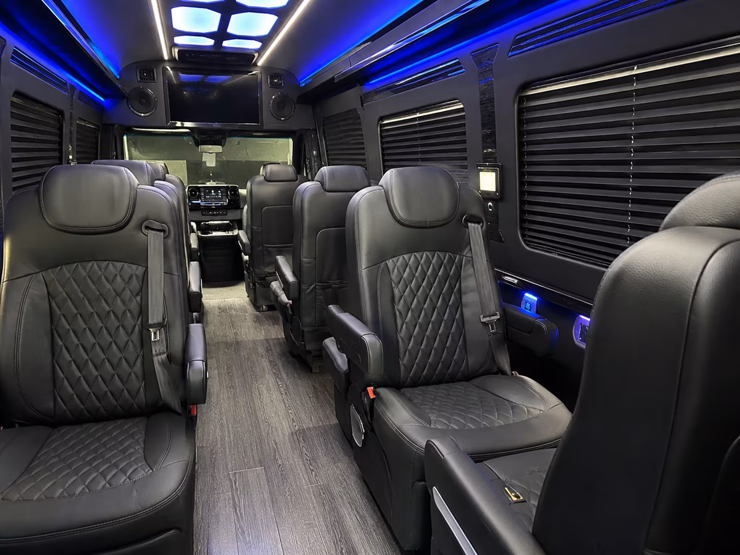fullerton sprinter van with driver interior